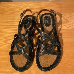 boc Black Sandals- excellent condition! Comfortable and stable footbed.